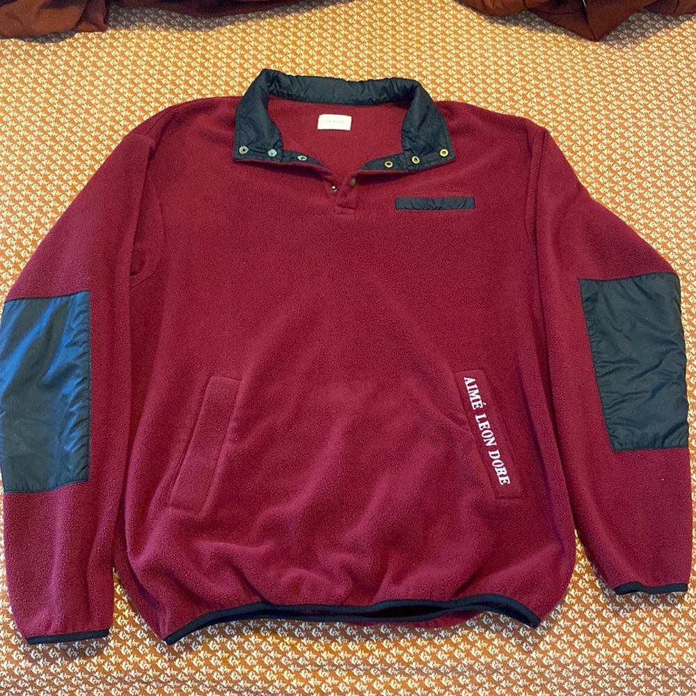Aimé Leon Dore Fleece Snap Pullover